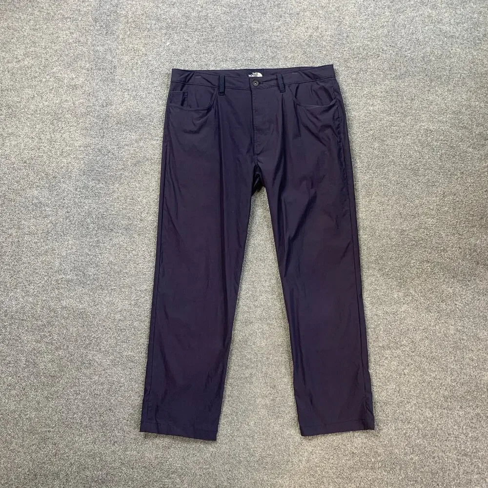 The North Face Pants Mens 36 Navy Sprag 5-Pocket Nylon Stretch Performance Chino